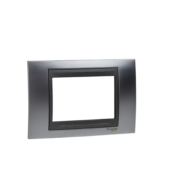 Schneider Electric - MGU66.103.238 - Unica Top 4g Frame Glossy Chrome-Graphit - 1