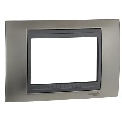 Schneider Electric - MGU66.103.239 - Unica Top 4g Frame Matt Nickel-Graphite - 1