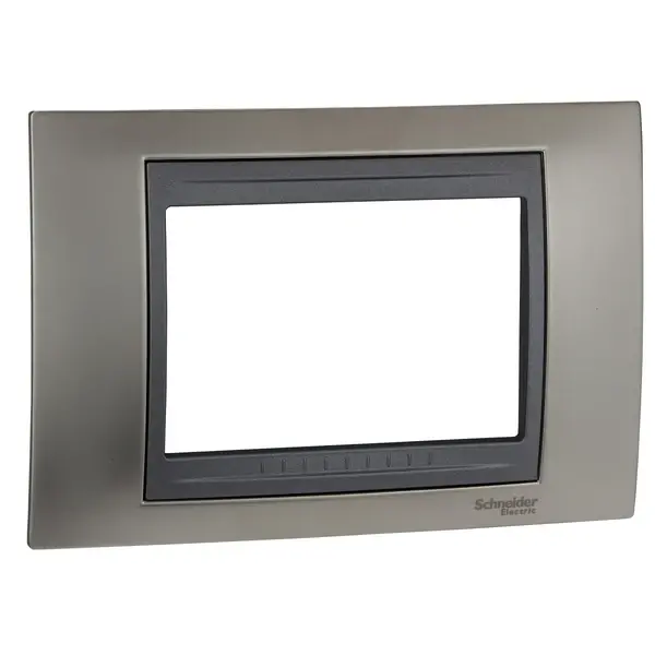 Schneider Electric - MGU66.103.239 - Unica Top 4g Frame Matt Nickel-Graphite - 1