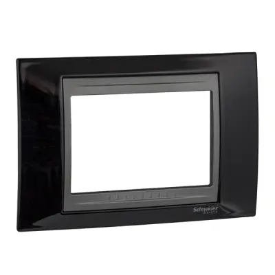Schneider Electric - MGU66.103.293 - Unica Top 4g Frame Rodium Black-Graphite - 1