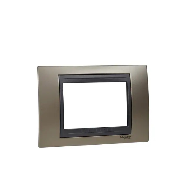 Schneider Electric - MGU66.103.296 - Unica Top 4g Frame Onyx Copper-Graphite - 1