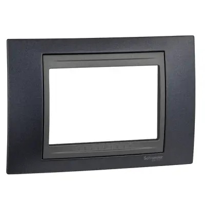 Schneider Electric - MGU66.103.297 - Unica Top 4g Frame Metal Grey-Graphite - 1