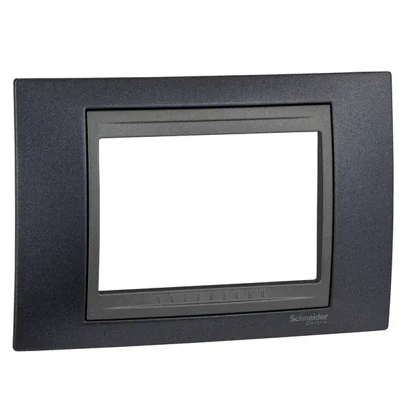 Schneider Electric - MGU66.103.297 - Unica Top 4g Frame Metal Grey-Graphite - 1
