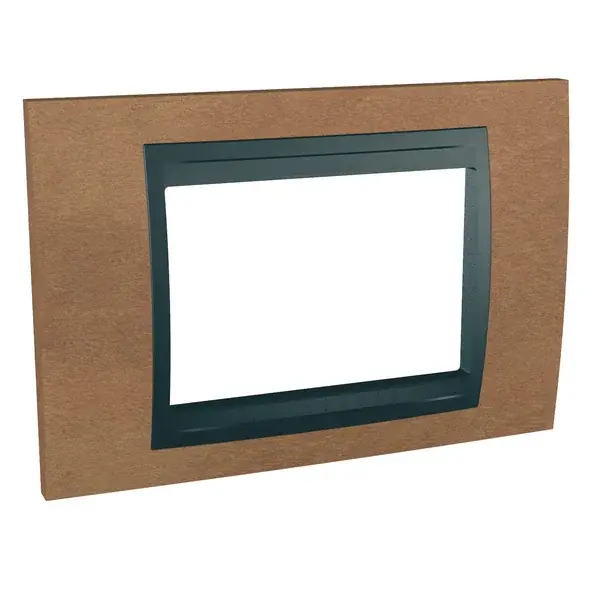 Schneider Electric - MGU66.103.2M2 - Unica Top 4g Frame Cherry Tree-Graphite - 1