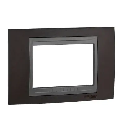 Schneider Electric - MGU66.103.2M3 - Unica Top 4g Frame Wengue-Graphite - 1