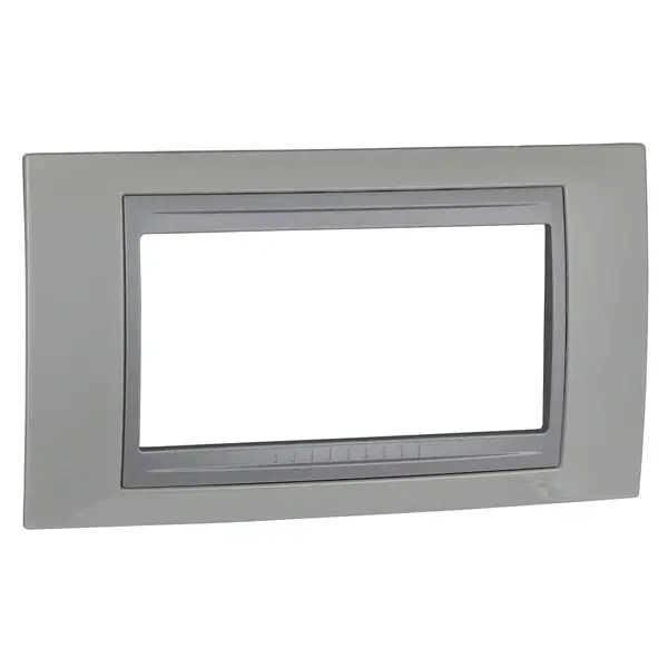 Schneider Electric - MGU66.104.092 - Unica Top 4g Frame Top White-Alum - 1