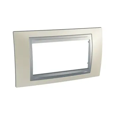 Schneider Electric - MGU66.104.095 - Dört modül çerçeve - Mat titanyum/alumin - 1