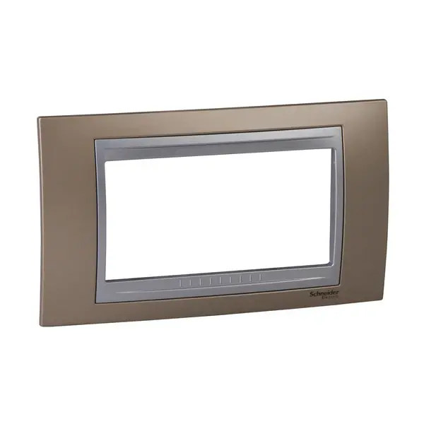 Schneider Electric - MGU66.104.096 - Unica Top 4g Frame Onyx Copper-Alum - 1