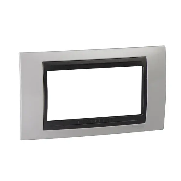 Schneider Electric - MGU66.104.292 - Unica Top 4g Frame Top White-Graphite - 1