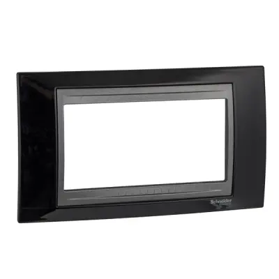 Schneider Electric - MGU66.104.293 - Unica Top 4g Frame Rodium Black-Graphite - 1