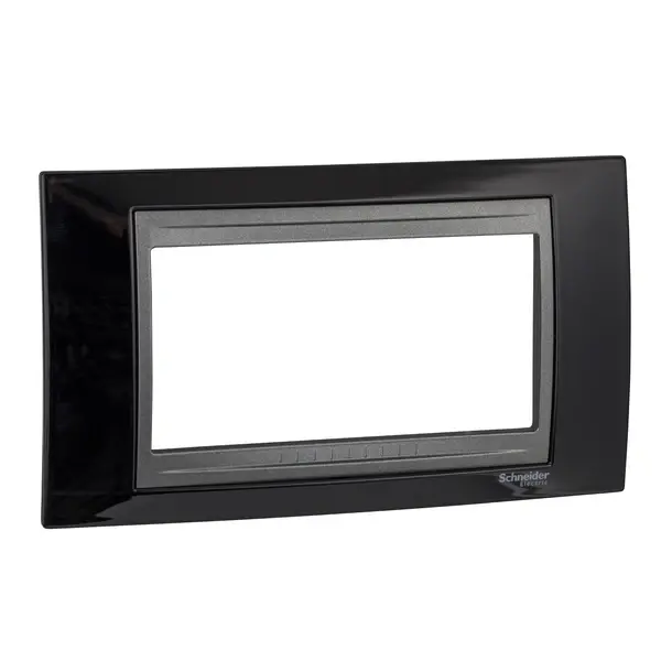Schneider Electric - MGU66.104.293 - Unica Top 4g Frame Rodium Black-Graphite - 1