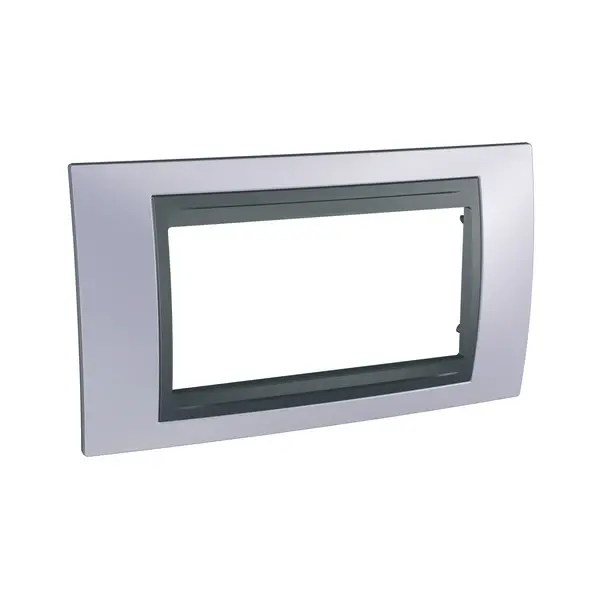 Schneider Electric - MGU66.104.298 - Dört modül çerçeve - Beril mavisi/grafit - 1