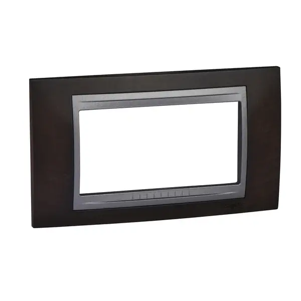 Schneider Electric - MGU66.104.2M3 - Unica Top 4g Frame Wengue-Graphite - 1