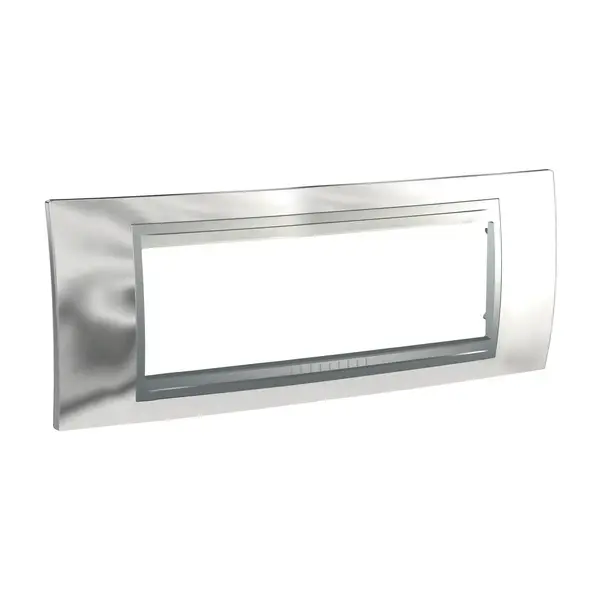 Schneider Electric - MGU66.106.010 - Unica Top 4g Frame Bright Chrome-Alum - 1