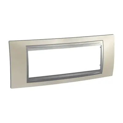 Schneider Electric - MGU66.106.039 - Unica Top 4g Frame Matt Nickel-Alum - 1