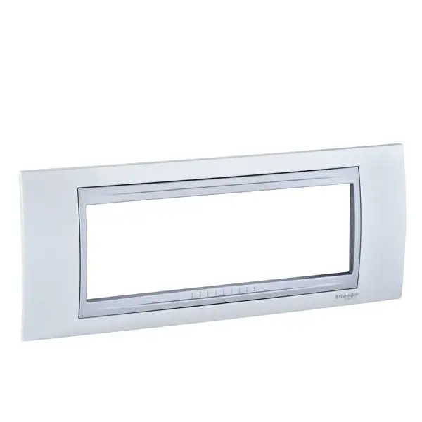 Schneider Electric - MGU66.106.092 - Unica Top 4g Frame Top White-Alum - 1