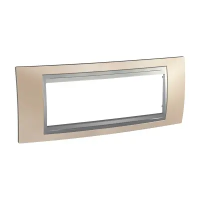 Schneider Electric - MGU66.106.096 - Unica Top 4g Frame Onyx Copper-Alum - 1
