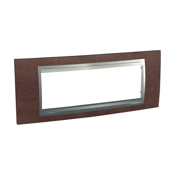 Schneider Electric - MGU66.106.0M4 - Unica Top 4g Frame Tobacco-Alum - 1