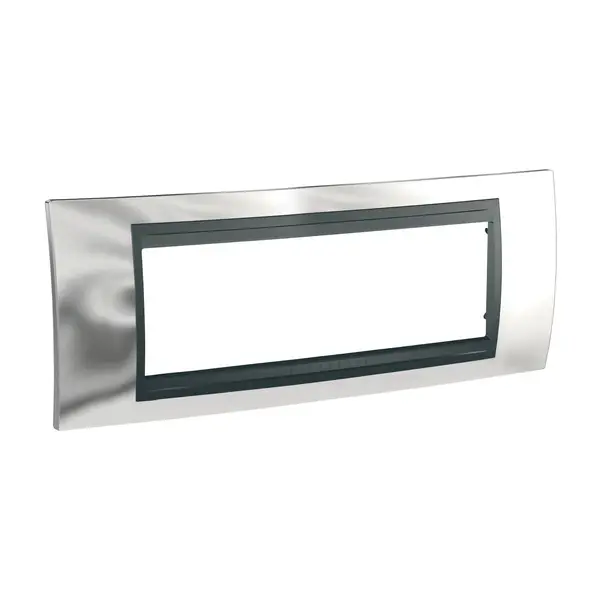 Schneider Electric - MGU66.106.210 - Unica Top 4g Frame Bright Chrome-Graphit - 1