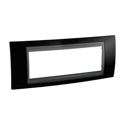 Schneider Electric - MGU66.106.293 - Unica Top 4g Frame Rodium Black-Graphite - 1