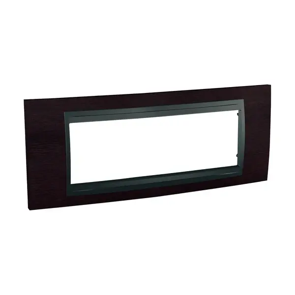 Schneider Electric - MGU66.106.2M3 - Unica Top 4g Frame Wengue-Graphite - 1