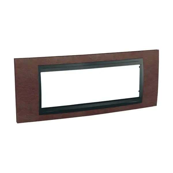 Schneider Electric - MGU66.106.2M4 - Unica Top 4g Frame Tobacco-Graphite - 1