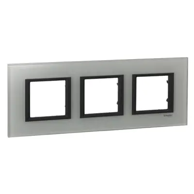 Schneider Electric - MGU68.006.7C2 - Unica Class 1g Frame White Glass - 1