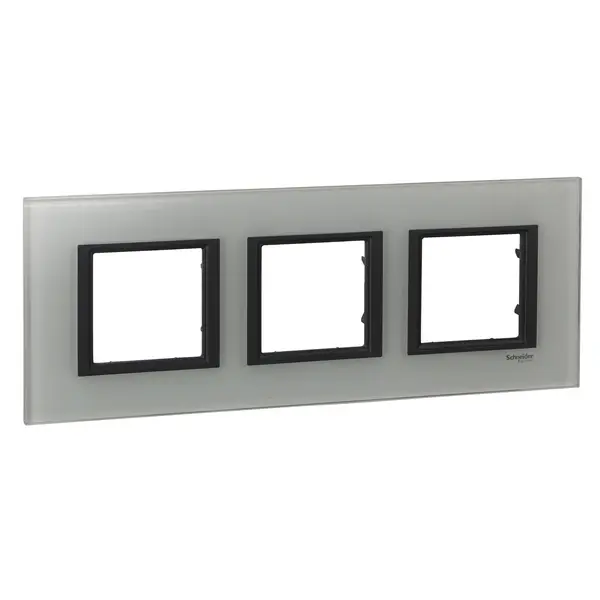 Schneider Electric - MGU68.006.7C2 - Unica Class 1g Frame White Glass - 1