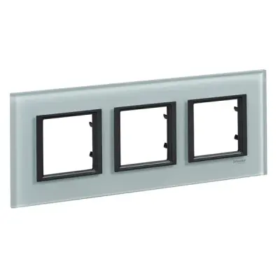 Schneider Electric - MGU68.006.7C3 - Unica Class 1g Frame Grey Glass - 1