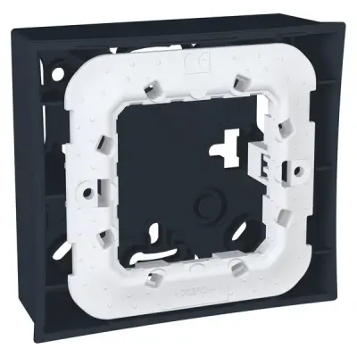 Schneider Electric - MGU87.022.62 - Unica 1g Surface-m. Box w/Fixing Fr. Gph - 1