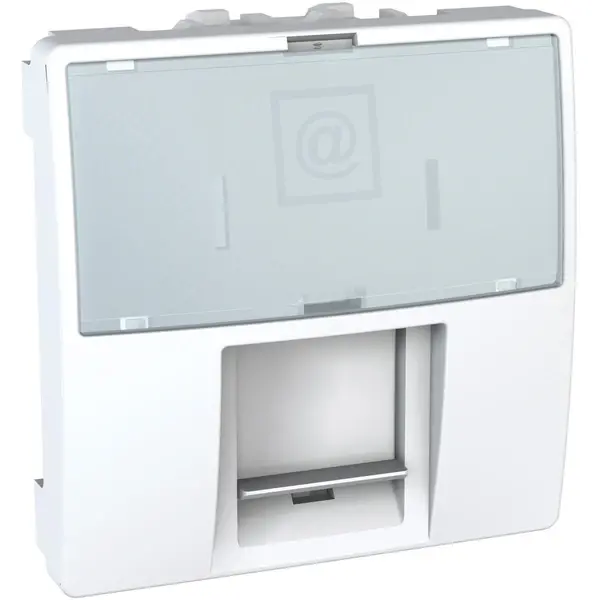 Schneider Electric - MGU9.411.18 - Unica RJ45 Cover S-One Conn. 2m White - 1