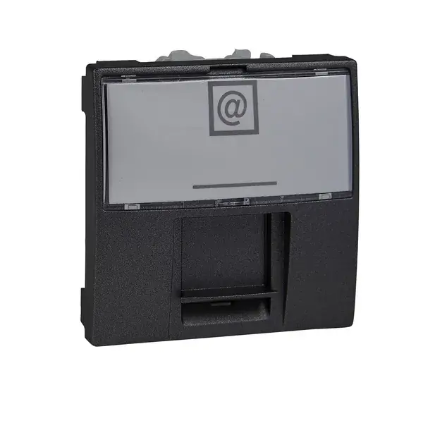Schneider Electric - MGU9.460.12 - Unica RJ45 Cover Universal 2m Graphite - 1