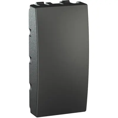 Schneider Electric - MGU9.865.12 - Unica Blind Cover Plate 1m Graphite - 1