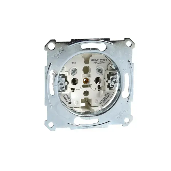 Schneider Electric - MTN2001-0000 - Merten S.O. Insert w/o Earthing Screw - 1