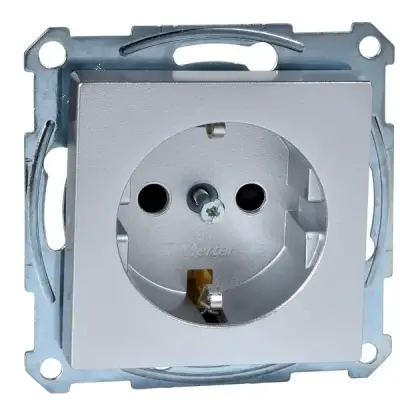 Schneider Electric - MTN2300-0460 - Merten Sys-M Side-e. S.O. w/shttr Alum - 1