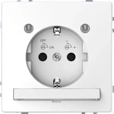 Schneider Electric - MTN2304-6035 - SCH-sock.out.+ICP+LED lw SysD - 1