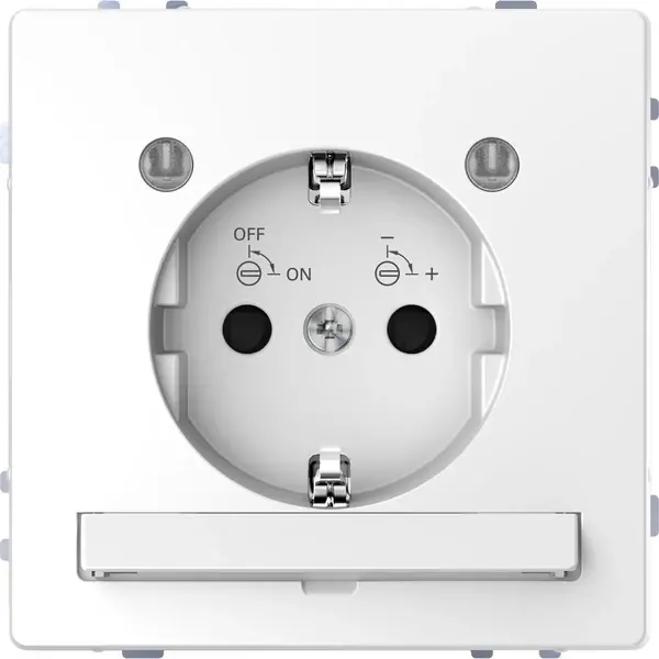 Schneider Electric - MTN2304-6035 - SCH-sock.out.+ICP+LED lw SysD - 1