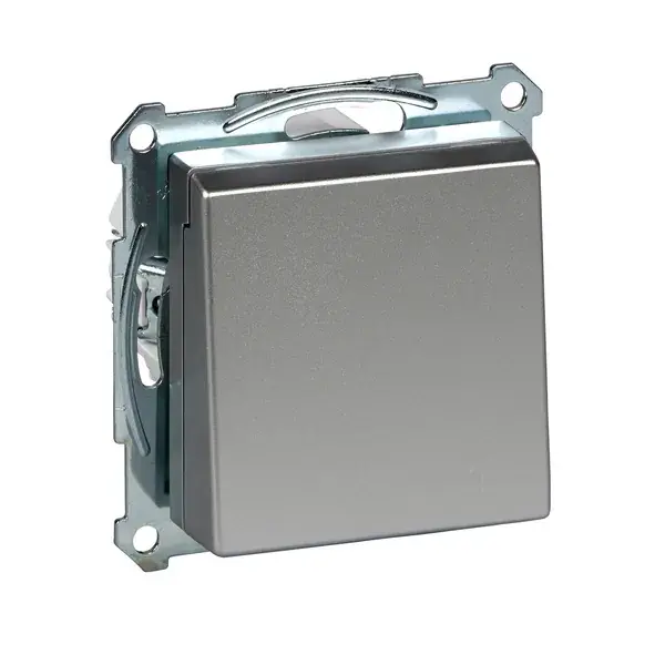 Schneider Electric - MTN2310-0460 - Merten Sys-M Side-e. S.O w/sht&lid Alum - 1