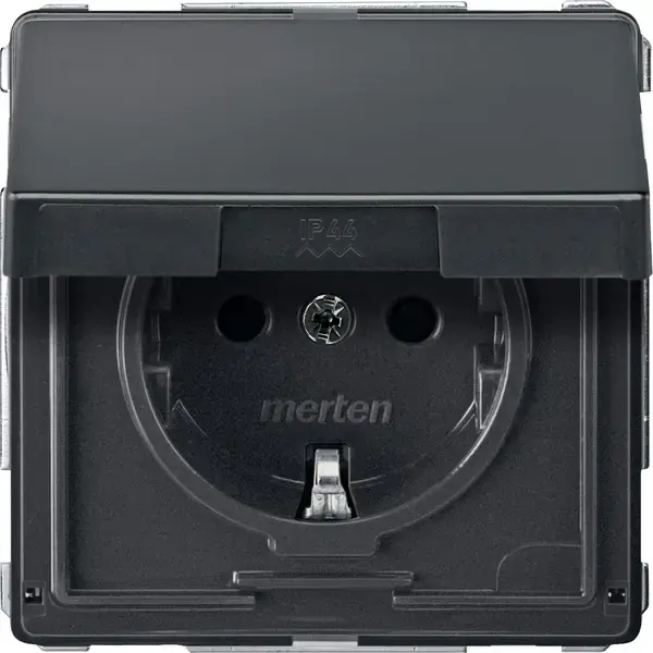Schneider Electric - MTN2310-7214 - Merten Aqua Side-e. S.O w/sht&lid Anth - 1