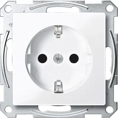 Schneider Electric - MTN2400-0325 - Merten Sys-M Side-e. S.O w/shttr Act Wht - 1