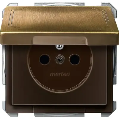 Schneider Electric - MTN2510-4143 - Mrtn SysD Pin-e. S.O w/sht&lid Ant. Br. - 1