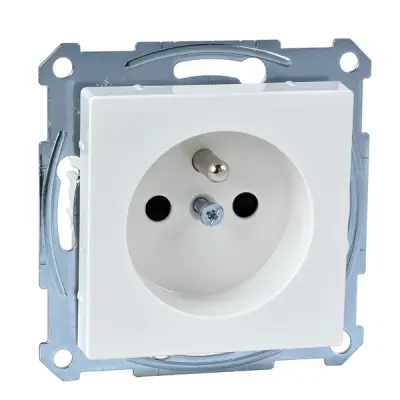 Schneider Electric - MTN2600-0319 - Merten Sys-M Pin-e. S.O w/shttr Plr Wht - 1