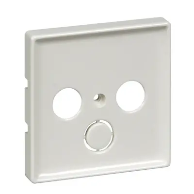 Schneider Electric - MTN294119 - Mrtn SysD Ant. Outlet Plate 2/3 Holes PW - 1