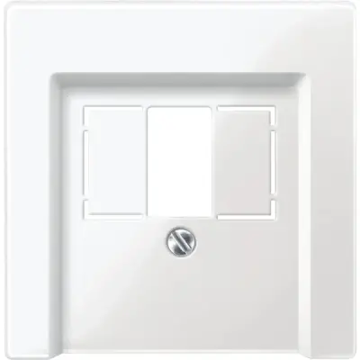 Schneider Electric - MTN296019 - Merten Sys-M Loudspeaker Plate Plr Wht - 1