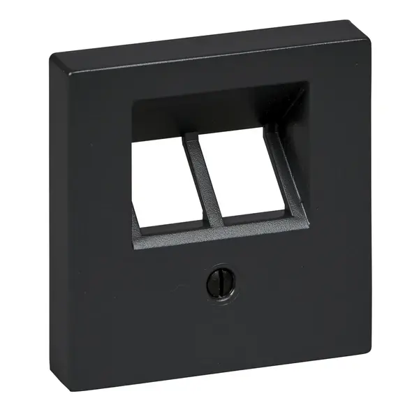 Schneider Electric - MTN298014 - Merten Sys-M 2xRJ45 Insert Plate Anth - 1