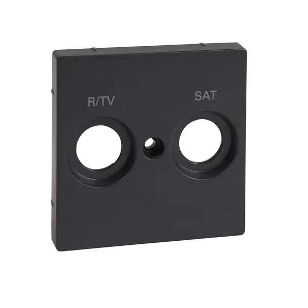 Schneider Electric - MTN299214 - Merten Sys-M R/TV+SAT Outlet Plate Anth - 1