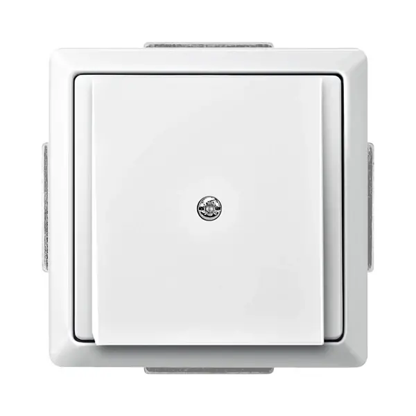 Schneider Electric - MTN299319 - Merten Sys-D Cable Outlet Plate Plr Wht - 1