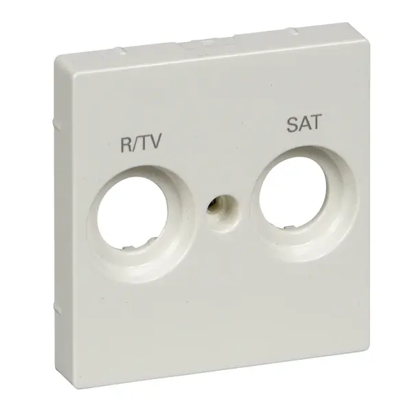Schneider Electric - MTN299819 - Merten Sys-M R/TV+SAT Outlet Plate P.Wht - 1