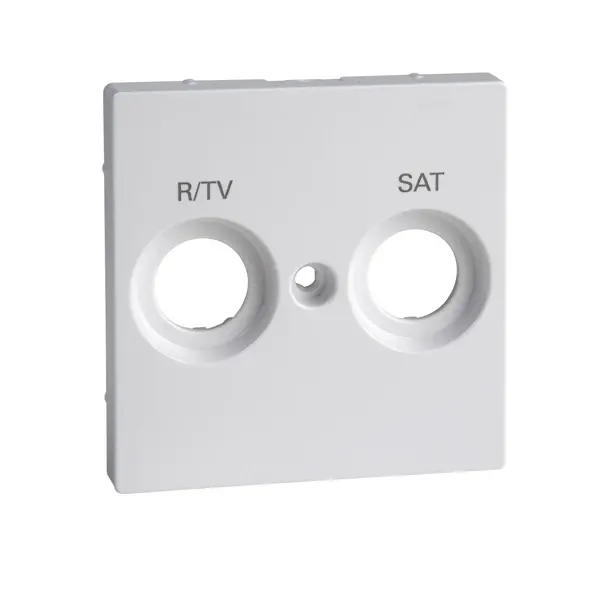 Schneider Electric - MTN299825 - Merten Sys-M R/TV+SAT Outlet Plate A.Wht - 1