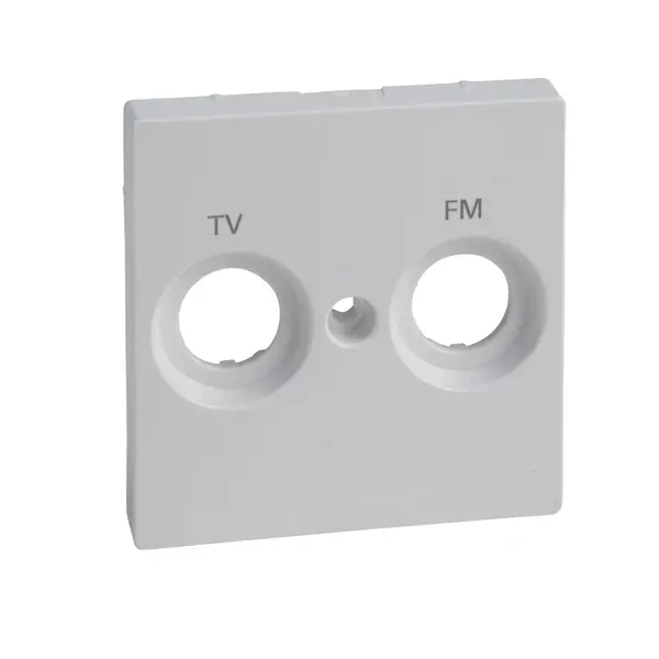 Schneider Electric - MTN299925 - Merten Sys-M TV+FM Outlet Plate Act Wht - 1